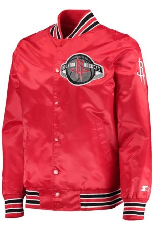 Houston Rockets The Diamond Classic Red Full-Snap Jacket