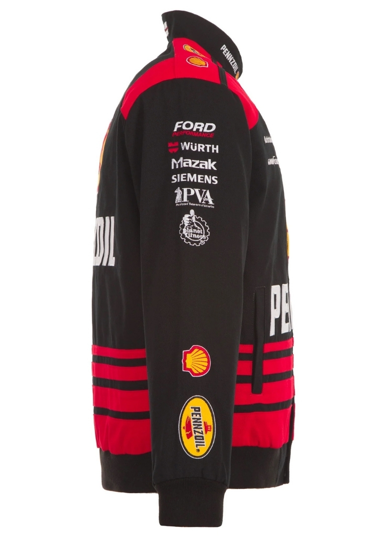 Joey Logano NASCAR Pennzoil Full-Snap Jacket