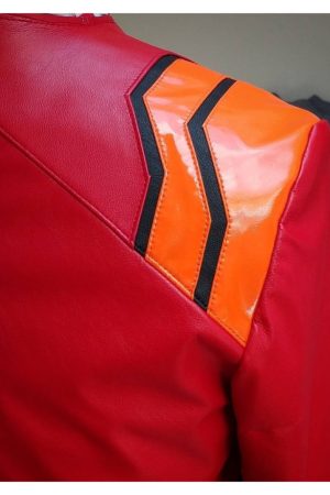 Misato Katsuragi Evangelion Red Leather Jacket