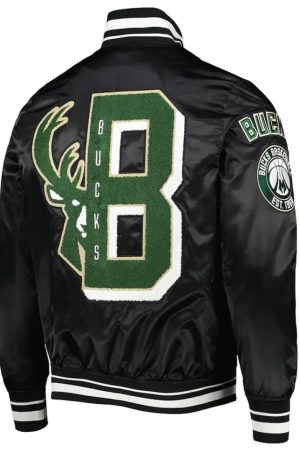 Milwaukee Bucks Mash Up Capsule Satin Jacket