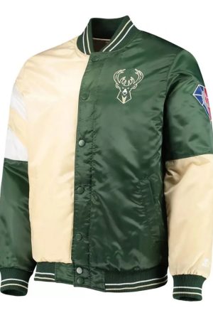 Milwaukee Bucks Leader 75th Block Jacket