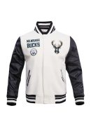 Milwaukee Bucks Retro Classic Rib Wool Jacket