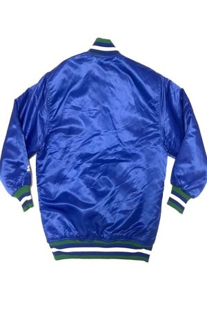 Minnesota Timberwolves 90’s Blue Satin Jacket