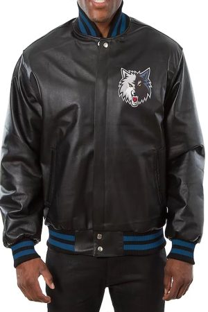 Minnesota Timberwolves Domestic Team Leather Jacket