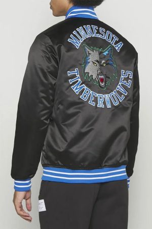 Minnesota Timberwolves Heavyweight Satin Jacket