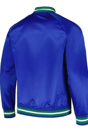 Minnesota Timberwolves Throwback Wordmark Blue Jacket