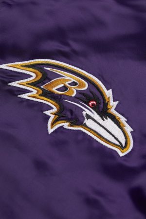 Baltimore Ravens Satin Varsity Jacket