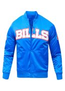 NFL Buffalo Bills Satin Royal Blue Jacket