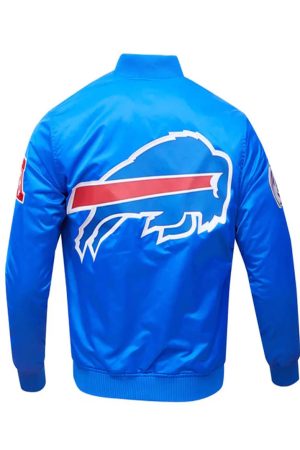 NFL Buffalo Bills Satin Royal Blue Jacket
