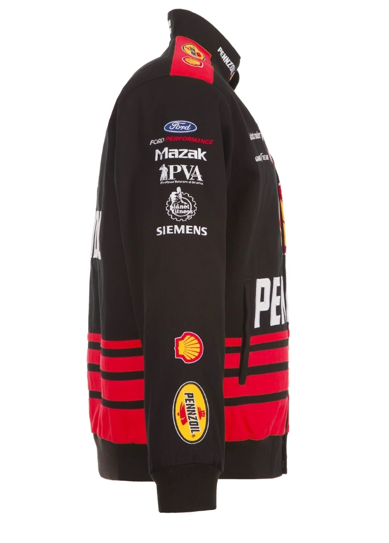 Nascar Joey Logano Shell Pennzoil Twill Full-Snap Jacket 8 Nascar Alex Bowman Black Full-Snap Jacket