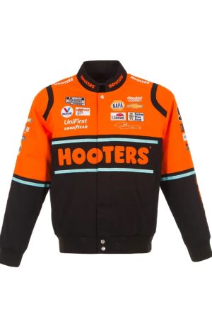 Nascar Chase Elliott Hooters Twill Full-Snap Jacket