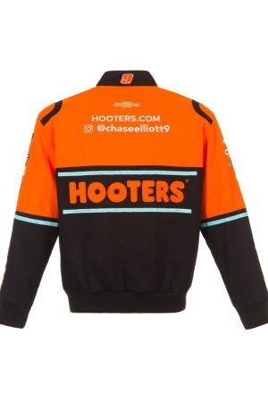 Nascar Chase Elliott Hooters Twill Full-Snap Jacket