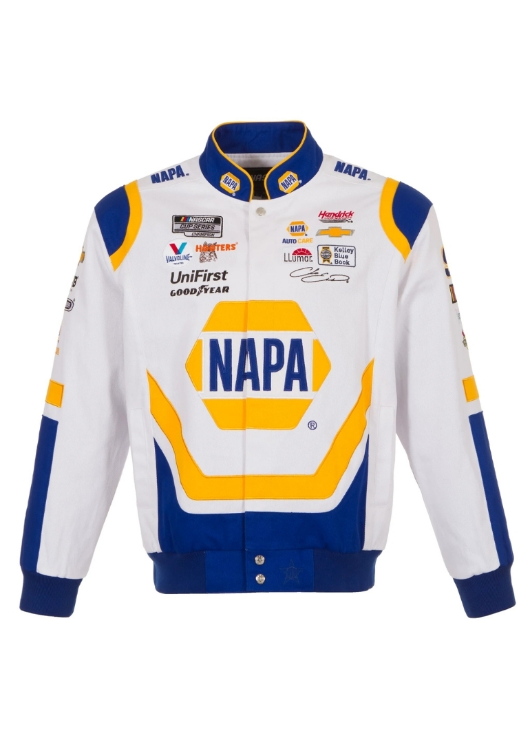 Nascar Chase Elliott NAPA Twill Full-Snap Jacket 5 Nascar Chase Elliott NAPA Twill Full-Snap Jacket 2