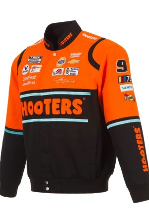Nascar Chase Elliott Hooters Twill Full-Snap Jacket