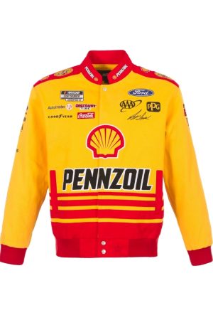 Nascar Joey Logano Shell Pennzoil Twill Jacket