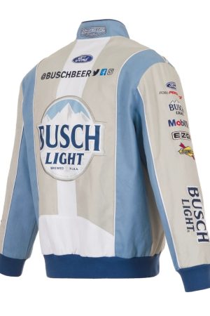 Nascar Kevin Harvick Busch Light Twill Full-Snap Jacket