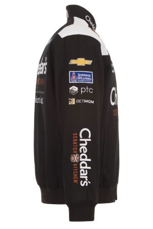 Nascar Kyle Busch Cheddar’s Cotton Twill Full Snap Jacket