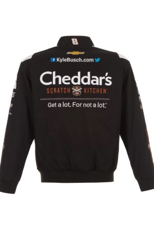 Nascar Kyle Busch Cheddar’s Cotton Twill Full Snap Jacket