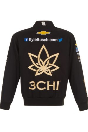 Nascar Kyle Busch 3Chi Cotton Twill Full Snap Jacket