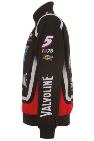 Nascar Kyle Larson Valvoline Twill Full-Snap Jacket