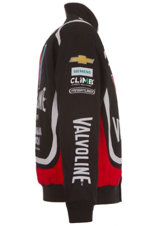 Nascar Kyle Larson Valvoline Twill Full-Snap Jacket