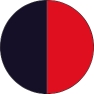 Navy Blue + Red