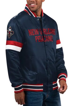 New Orleans Pelicans Home Game Navy Jacket