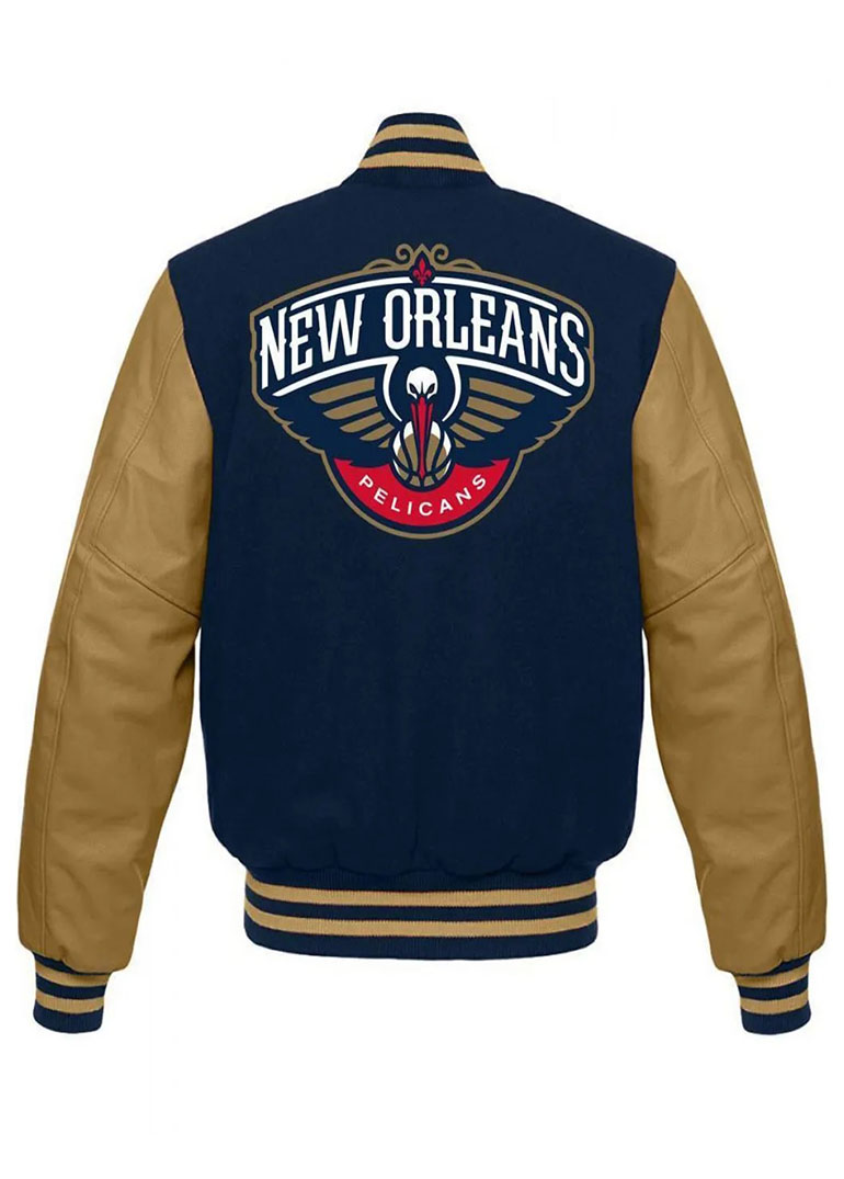 New Orleans Pelicans Letterman Jacket 2 New Orleans Pelicans Letterman Jacket
