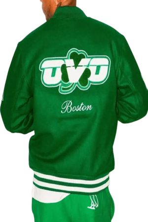 OVO x NBA Boston Celtics Varsity Jacket