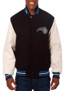 Orlando Magic Black and White Varsity Jacket