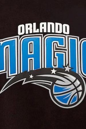 Orlando Magic Black and White Varsity Jacket