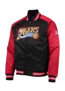 Philadelphia 76ers Hardwood Classics Satin Jacket
