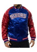 Philadelphia 76ers NBA Tough Season Satin Jacket