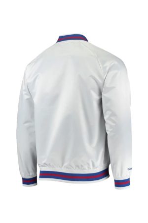 Philadelphia 76ers Sixers Satin Full-Snap Jacket