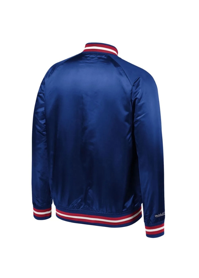 Philadelphia 76ers Sixers Satin Full-Snap Jacket 2 Philadelphia 76ers Sixers Satin Jacket