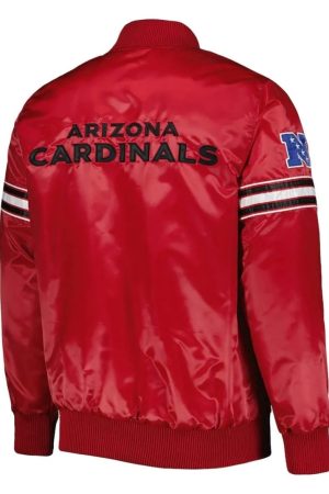Pick and Roll Arizona Cardinals Satin Jacket