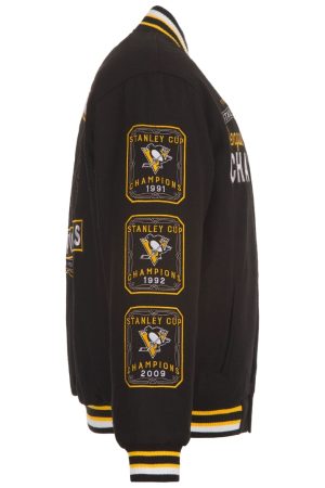 Pittsburgh Penguins 5-Time Stanley Cup Champions Jacket