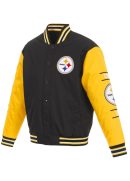Pittsburgh Steelers Poly Twill Varsity Jacket