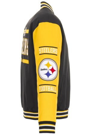 Pittsburgh Steelers Poly Twill Varsity Jacket