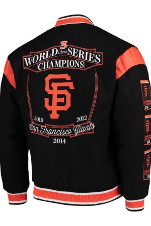 San Francisco Giants World Series Champions Full-Snap Jacket