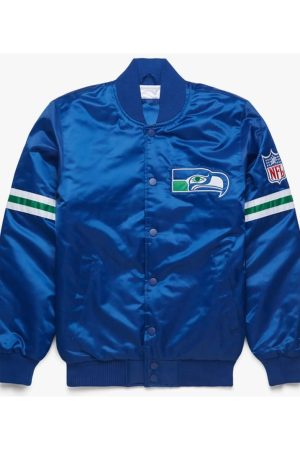 Seattle Seahawks Satin Varsity Jacket