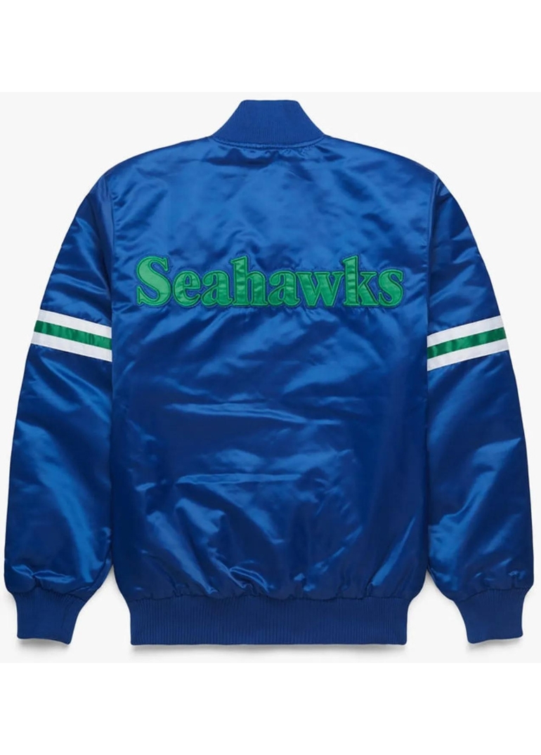 Seattle Seahawks Satin Varsity Jacket 2 Seattle Seahawks Varsity Jacket