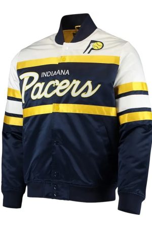 Special Script Indiana Pacers Navy Jacket
