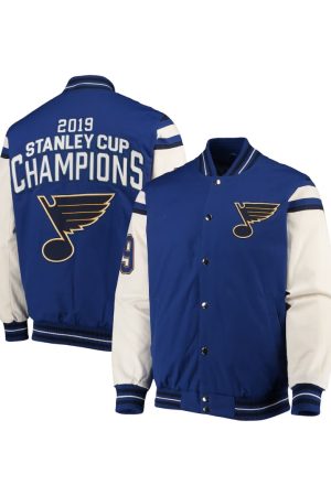 St. Louis Blues 2019 Stanley Cup Champions Full-Snap Jacket