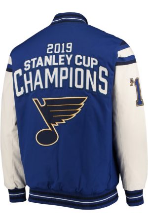 St. Louis Blues 2019 Stanley Cup Champions Full-Snap Jacket