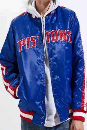 Starter 90’s NBA Detroit Pistons Blue Jacket.