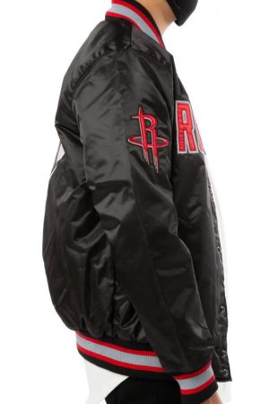 Houston Rockets Red and Black Jacket