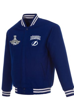 Tampa Bay Lightning 3-Time Stanley Cup Champions Jacket