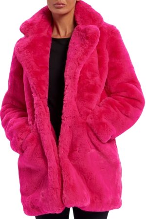 Taylor Swift You Need To Calm Down Pink Fur Coat Jacket