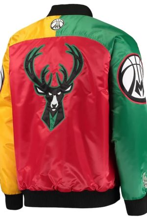 Ty Mopkins Milwaukee Bucks Satin Jacket